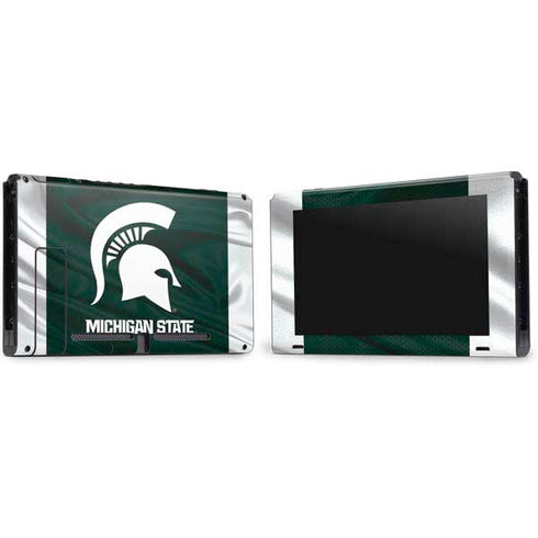 Michigan State University Away Grey Jersey Nintendo Switch Bundle Skin