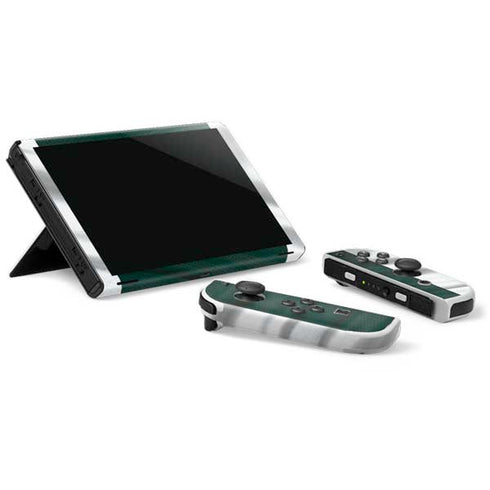 Michigan State University Away Grey Jersey Nintendo Switch OLED (2021) Skin