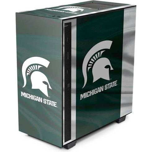 Michigan State University Away Grey Jersey NZXT H510 Compact ATX Mid-Tower Case Skin