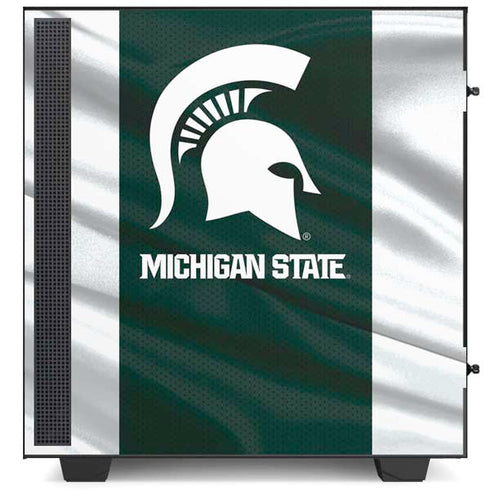 Michigan State University Away Grey Jersey NZXT H510 Compact ATX Mid-Tower Case Skin