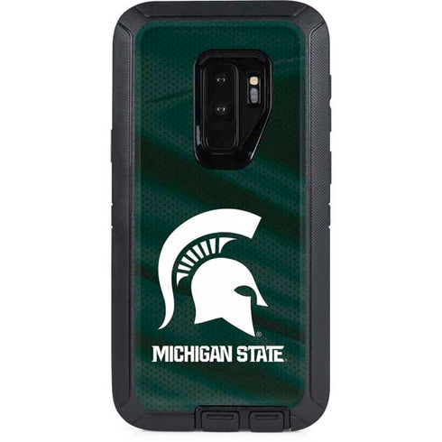 Michigan State University Away Grey Jersey Otterbox Defender Galaxy Skin