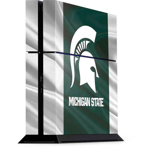 Michigan State University Away Grey Jersey PS4 Console Skin