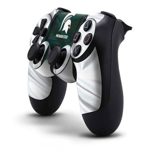 Michigan State University Away Grey Jersey PS4 Controller Skin