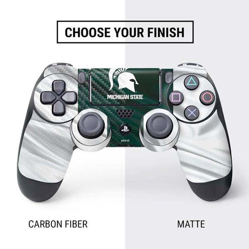 Michigan State University Away Grey Jersey PS4 Controller Skin