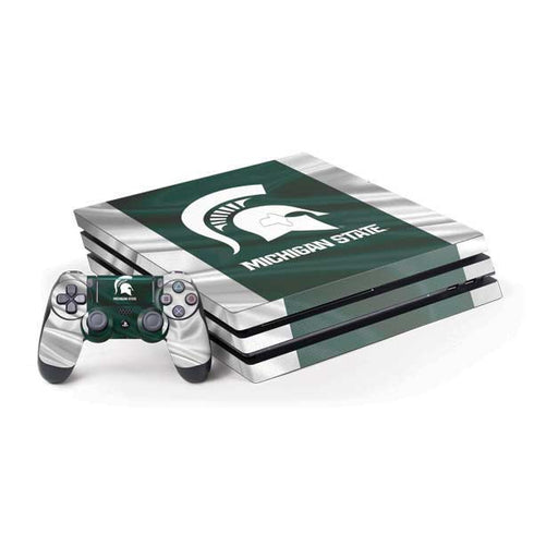 Michigan State University Away Grey Jersey PS4 Pro Bundle Skin