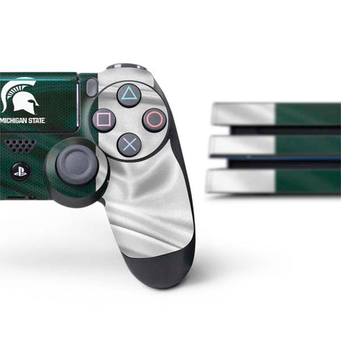 Michigan State University Away Grey Jersey PS4 Pro Bundle Skin