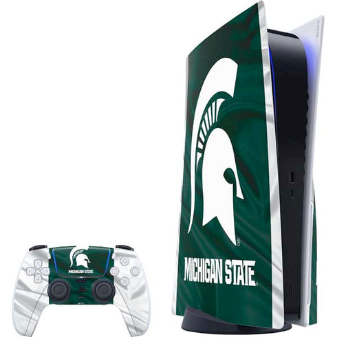 Michigan State University Away Grey Jersey PS5 Bundle Skin
