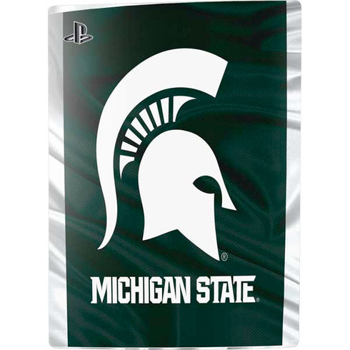 Michigan State University Away Grey Jersey PS5 Digital Edition Console Skin