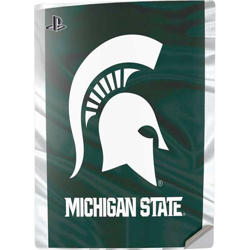 Michigan State University Away Grey Jersey PS5 Digital Edition Console Skin