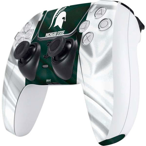 Michigan State University Away Grey Jersey PS5 Controller Skin