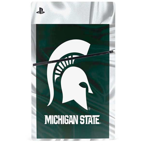 Michigan State University Away Grey Jersey PS5 Slim Disk Bundle Skin