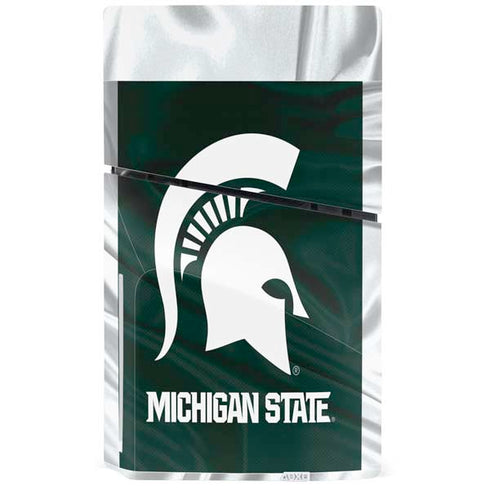 Michigan State University Away Grey Jersey PS5 Slim Disk Console Skin