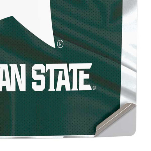 Michigan State University Away Grey Jersey PS5 Slim Digital Edition Console Skin