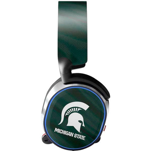 Michigan State University Away Grey Jersey SteelSeries Arctis 5 Skin