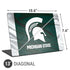 Michigan State University Away Grey Jersey Universal Laptop 13in (10.6 x 7.6in) Skin