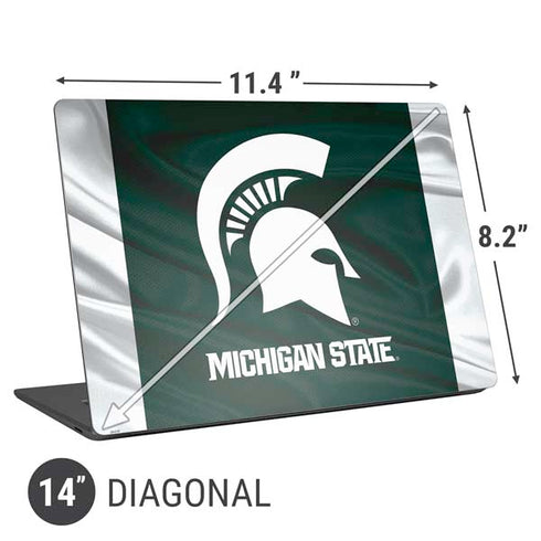 Michigan State University Away Grey Jersey Universal Laptop 14in (11.4 x 8.2in) Skin
