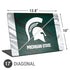 Michigan State University Away Grey Jersey Universal Laptop 17in (13.8 x 10in) Skin