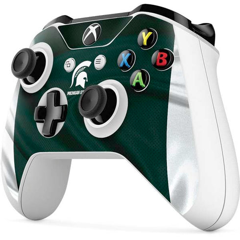 Michigan State University Away Grey Jersey Xbox One S Controller Skin