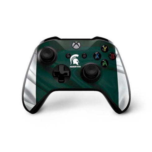 Michigan State University Away Grey Jersey Xbox One X Bundle Skin