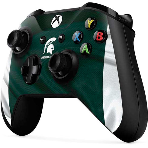 Michigan State University Away Grey Jersey Xbox One X Controller Skin
