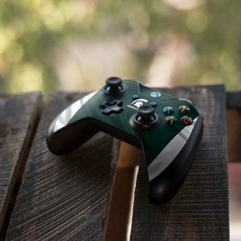 Michigan State University Away Grey Jersey Xbox One X Controller Skin