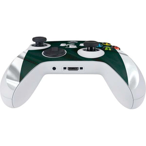 Michigan State University Away Grey Jersey Xbox Series S Controller Skin