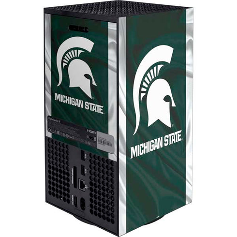 Michigan State University Away Grey Jersey Xbox Series X Bundle Skin