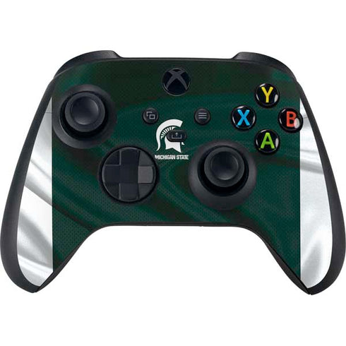 Michigan State University Away Grey Jersey Xbox Series X Controller Skin