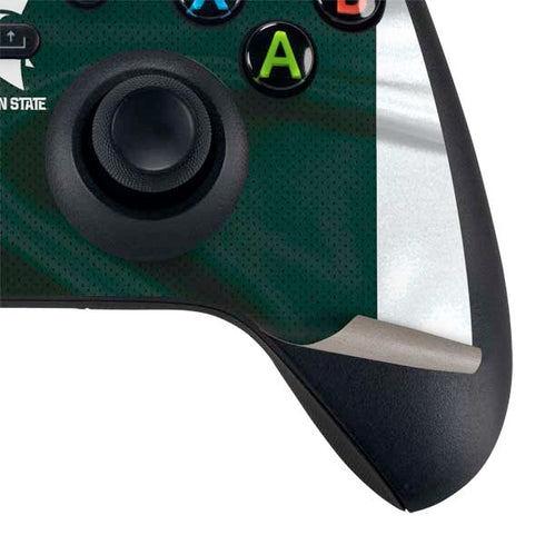Michigan State University Away Grey Jersey Xbox Series X Controller Skin