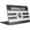 Michigan State University Black and White Stripes Dell Vostro Skin