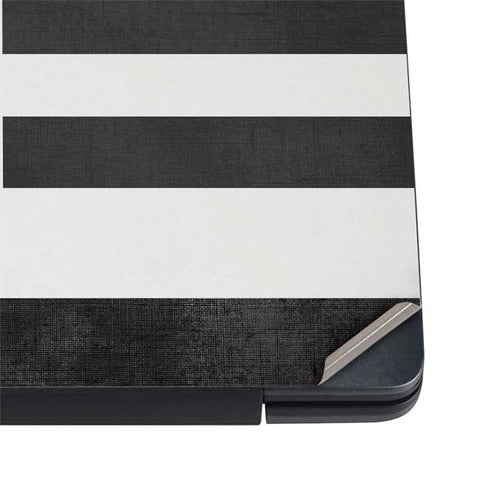 Michigan State University Black and White Stripes Dell Vostro Skin