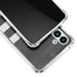 Michigan State University Black and White Stripes Galaxy A13 5G Clear Case