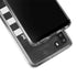 Michigan State University Black and White Stripes Galaxy A21 Clear Case