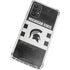 Michigan State University Black and White Stripes Galaxy A32 5G Clear Case