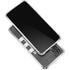 Michigan State University Black and White Stripes Galaxy A32 5G Clear Case