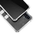 Michigan State University Black and White Stripes Galaxy A54 5G Clear Case