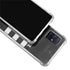 Michigan State University Black and White Stripes Galaxy A71 5G Clear Case