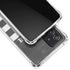 Michigan State University Black and White Stripes Galaxy A72 5G Clear Case