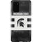 Michigan State University Black and White Stripes Galaxy Note20 5G Pro Case