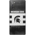 Michigan State University Black and White Stripes Galaxy Note20 5G Skin