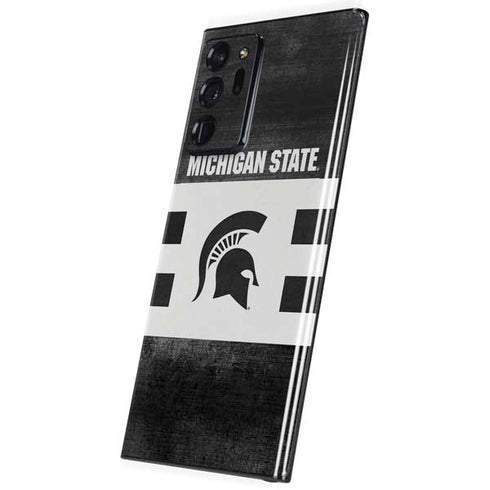 Michigan State University Black and White Stripes Galaxy Note20 Ultra 5G Skin