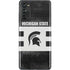 Michigan State University Black and White Stripes Galaxy S20 Fan Edition Skin