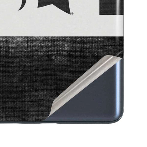 Michigan State University Black and White Stripes Galaxy S20 Fan Edition Skin