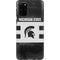 Michigan State University Black and White Stripes Galaxy S20 Plus Pro Case