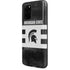 Michigan State University Black and White Stripes Galaxy S20 Plus Pro Case
