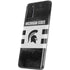 Michigan State University Black and White Stripes Galaxy S20 Plus Skin