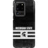 Michigan State University Black and White Stripes Galaxy S20 Ultra 5G Pro Case