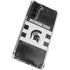 Michigan State University Black and White Stripes Galaxy S21 5G Clear Case