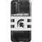 Michigan State University Black and White Stripes Galaxy S21 5G Pro Case