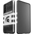 Michigan State University Black and White Stripes Galaxy S21 5G Pro Case